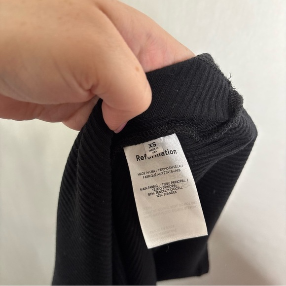 Reformation Keslee Stretch-Knit Midi Dress size XS - Picture 9 of 12